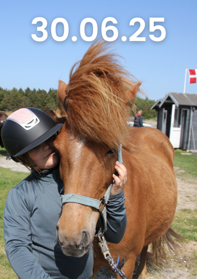 Pige og hest