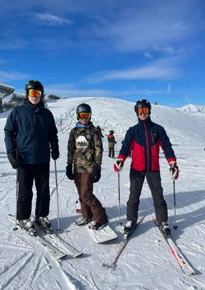 På ski